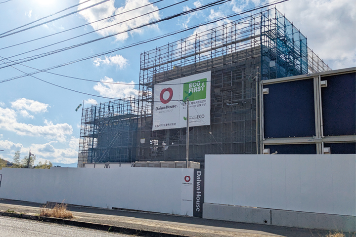 UniLifeの食事付き学生マンション「学生会館」建設中　9月完成