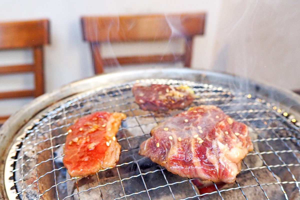 3種類の肉をバランスよく楽しめる